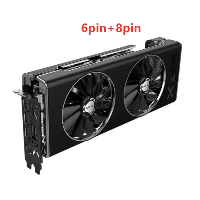 XFX RX 5700XT RX5700 XT 8GB Ka - Rx 5700 Xt 8Gb Video Card ulasan dan harga