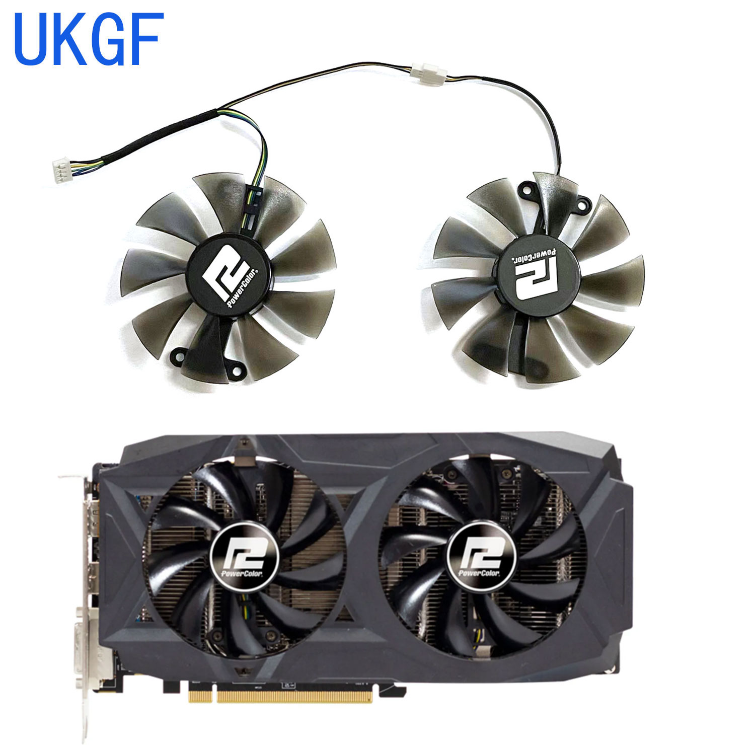 Kipas Pengganti DIY Baru 85MM  - Rx 580 8Gb 2048Sp Gpu ulasan dan harga