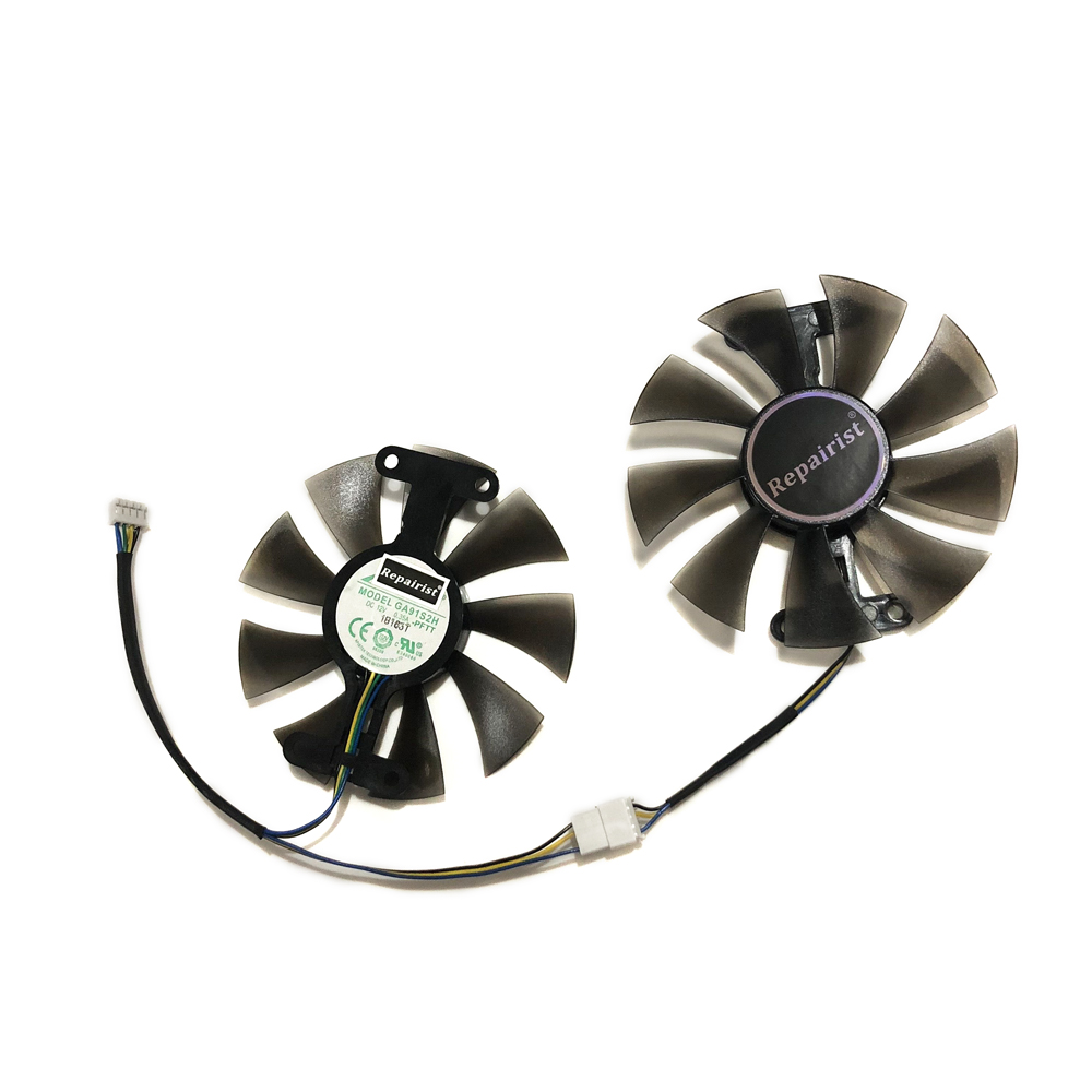 2 buah/set, kipas kartu Video, - Rx 580 8Gb 2048Sp Gpu ulasan dan harga